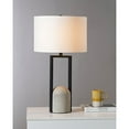 thumbnail image 3 of Signature Home Collection Modern and Organic Table Lamp - 27.75" - Gray and Black, 3 of 6