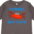 thumbnail image 4 of Inktastic Crabby but Cute Boys or Girls Long Sleeve Toddler T-Shirt, 4 of 5