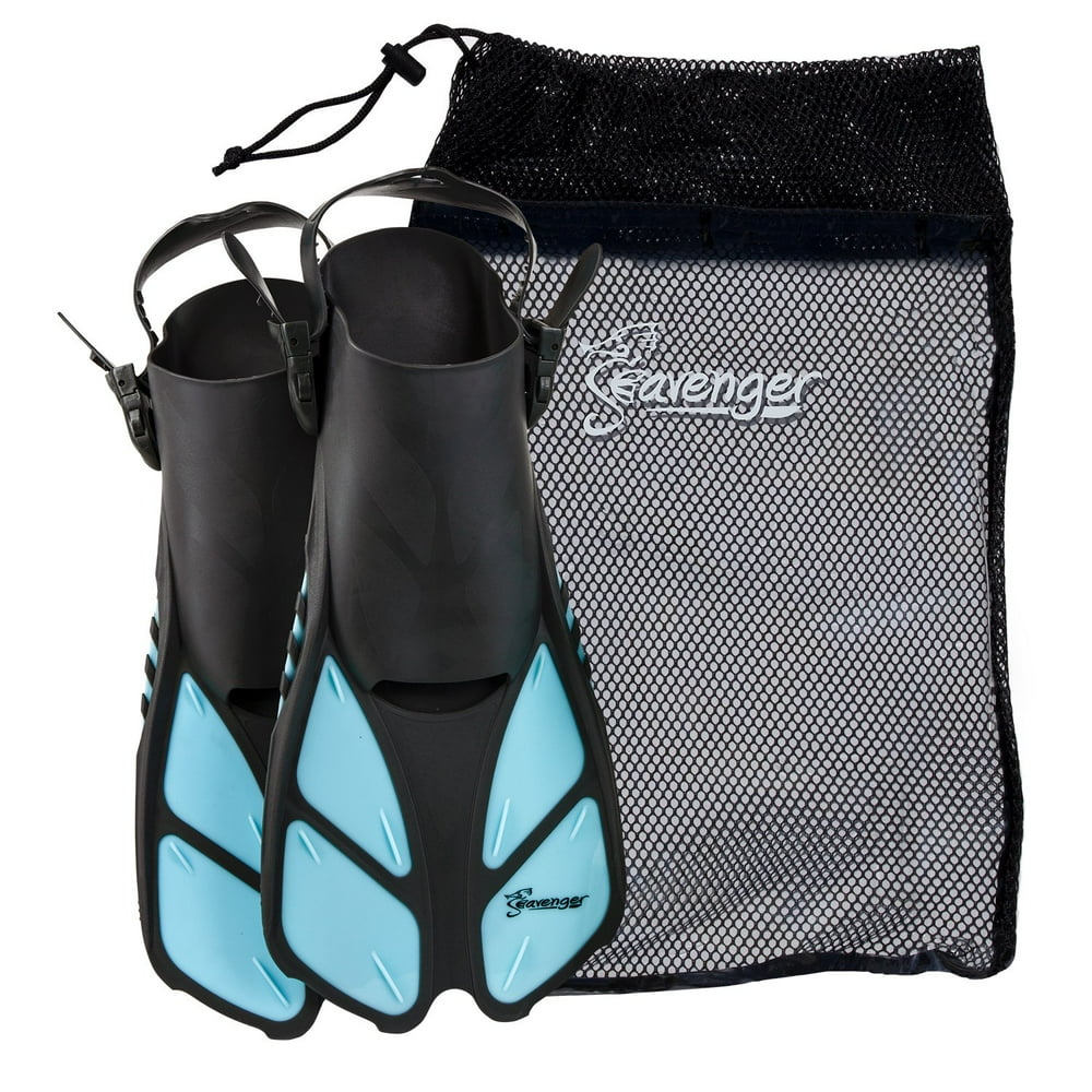 Seavenger Swim Fins / Flippers with Gear Bag for Snorkeling & Diving