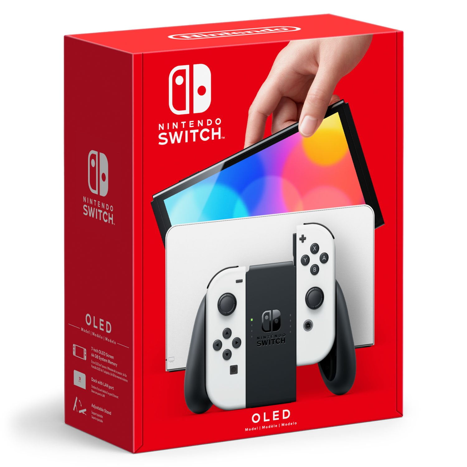 <Sammy>Nintendo Switch 本体 Nintendo Switch, OLED Model, White Joy-Con, 64 GB - Samsclub.com