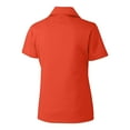 thumbnail image 3 of Women's Cutter & Buck  Orange Florida Gators Swinging Gator DryTec Genre Textured Solid Polo, 3 of 3
