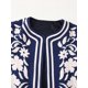 thumbnail image 5 of HH TRAF Invierno Mujer Textura Cuello Redondo Manga Larga Suelta Prendas de Abrigo Moda Mujer Estampado Diseño Cárdigan Botón Abrigo Cálido Mujer, 5 of 5
