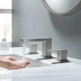 thumbnail image 2 of Kibi Cube 8" Bathroom Sink Widespread Faucet with Drain Assembly, 2 of 3