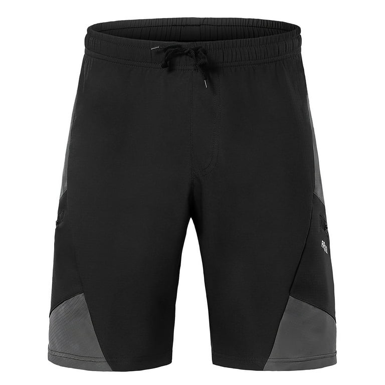 Arsuxeo 2 In 1 Padded Bike Shorts with Pockets Men Breathable