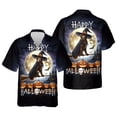 thumbnail image 3 of Happy Halloween Chesapeake Bay Retriever Witch Pumpkins Bats Hawaiian Shirt Breathable Summer Unisex Merch Chessie Dog Lover - 13012, 3 of 6