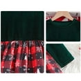 thumbnail image 5 of Posijego Little Girls Mesh Dress Christmas Ruffle Long Sleeve Velvet Velour Party Birthday Dress for Girls, 5 of 7