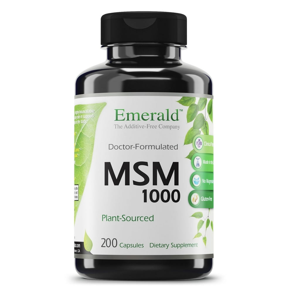 Emerald Labs MSM 1,000 mg Joint Support for Aches, AntiInflammatory