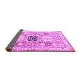 thumbnail image 2 of Ahgly Company Indoor Rectangle Geometric Purple Traditional Area Rugs, 5' x 7', 2 of 4