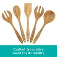 thumbnail image 4 of The Pioneer Woman 5-Piece Olivewood Kitchen Cooking Utensil Tool Set, 4 of 10