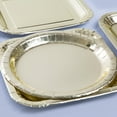 thumbnail image 2 of Gold Foil Paper Dinner Plates, 9in, 8ct, 2 of 3