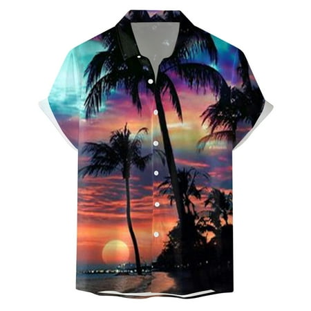 

KI-8jcuD Mens Short Sleeve Shirts Men S Fashion Casual Hawaiian Style 3D Digital Printed Button Lapel Short Sleeve Shirt Ultra Cotton Tee Shirt Casual Dress Shirts Men Leotard Bodysuit Men Man Shirt