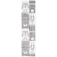 thumbnail image 2 of SAFAVIEH Carousel Kids Alphonse Animal Portraits Runner Rug, Gray/Ivory, 2' x 8', 2 of 10