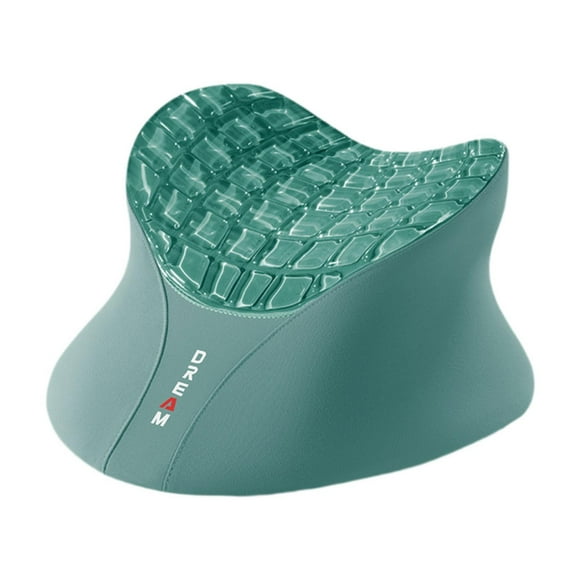 Almohada de almohada de gel para almohadilla de cuello de gel, almohada ergonómica de la mesa, almohada de viaje de espuma de memoria para coche de verde