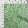 thumbnail image 2 of oneOone Cotton Silk Green Fabric Asian Sewing Material Print Fabric By The Yard 42 Inch Wide, 2 of 4