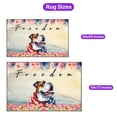 thumbnail image 5 of Freedom Bulldog on Independence Day 4th of July Indoor Rug Dog Lover Gifts Idea Carpet Living Bed Room Sofa Home Decor - 01005, 5 of 5