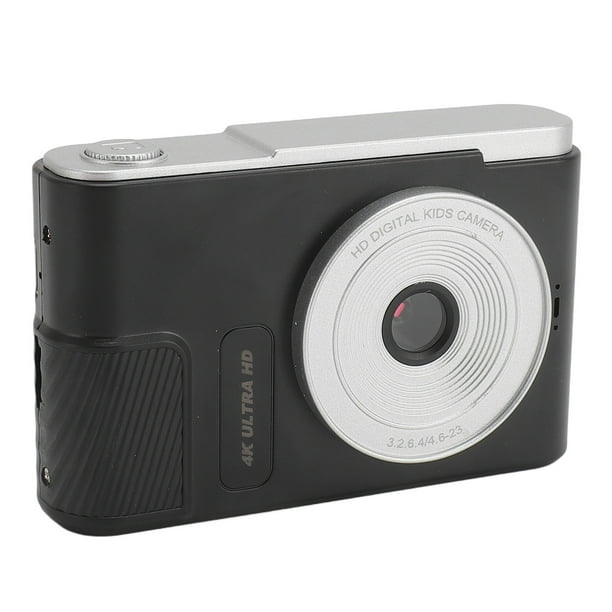 Cámara Digital 4K, Cámara Vlogging de 48 MP, Soporte para Tarjeta de Memoria de 64 GB, Cámara Compacta Portátil para Fotografía, Cámaras digitales de Apuntar y Disparar PARA