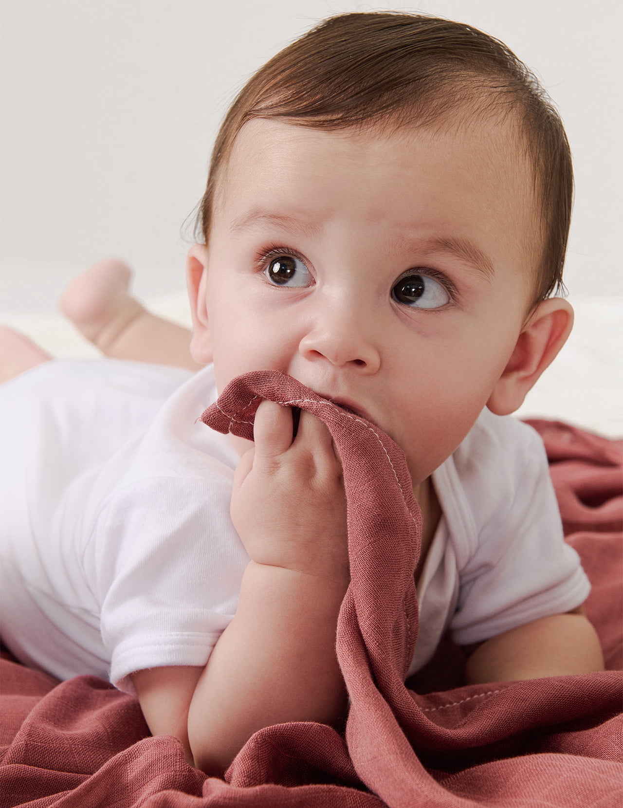 Momcozy Muslin Swaddle Blankets-Brown