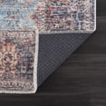 thumbnail image 6 of Hauteloom Holli Hallway, Kitchen Machine Washable Runner Rug - Oriental, Traditional, Vintage Carpet - Blue, Green, Orange - 2'7" x 10', 6 of 19