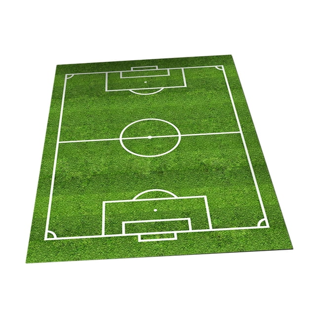 Alfombras de campo de fútbol Manta de juego para Almohadilla de cabecera Piso temático deportivo Alfombras de área de fútbol para dormitorio Niñ 120x160cm Verde Fernando Felpudo interior