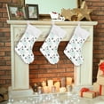 thumbnail image 7 of Coolnut Kawaii Sheep Star Christmas Stockings Christmas Presonalized Large Stocking Sock, Set of 1 Xmas Party Winter Decor Candy Bag Family Holiday Gift, 17.7 Inch, 7 of 7
