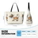 thumbnail image 4 of Fotbe Brown Cat Cartoon Bolsa de Viaje para Playa - Resistente al Agua, Bolsa Tote de Gran Capacidad y Ligera con 7 Bolsillos para Mujeres y Hombres, 4 of 7