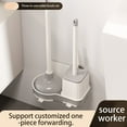 thumbnail image 6 of Hovmgk 3-in-1 Toilet Brush Set, Multi-Purpose Bathroom Cleaning Kit with TPR Unclogger, Plastic Crevice Brush and Wall-Mounted Storage Stand, Ventilated for Easy Storage and Drying, 6 of 9