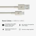 thumbnail image 2 of Beats USB-A to USB-C Woven Cable (1.5 m/ 5 ft) - Surge Stone, 2 of 7