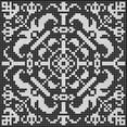thumbnail image 1 of Ahgly Company Machine Washable Indoor Square Transitional Charcoal Black Area Rugs, 4' Square, 1 of 7
