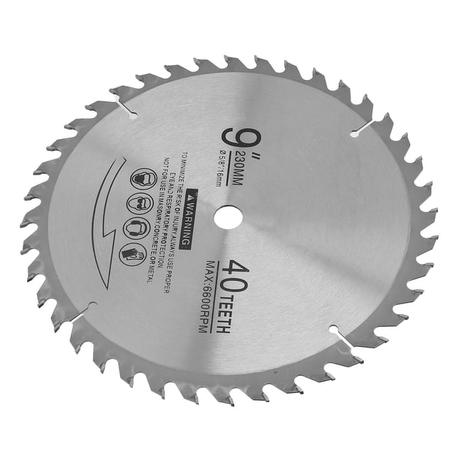 Lame de Scie pour Menuiserie, Lame de Scie Circulaire 9 Po Lame de Scie en Carbure Robuste et Résistante