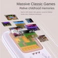 thumbnail image 3 of 2 in 1 Retro Handheld Game Console Power Bank with 500 Classical Games Portable Handheld Game Console Rechargeable Battery, 3 of 7