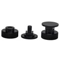 thumbnail image 5 of 3mirrors Welding Hood (Pipeliner) Helmet Fasteners Headgear Replacement Parts Accessories Screws Flip Hood Aluminum - 1 Pair (Black Anodized Vertical Veins), 5 of 7