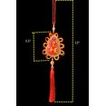 thumbnail image 3 of Handmade Feng Shui Wu Lou Hu Lu Gourd Tassel Charm Car Wall Hanging Ornament, 3 of 4