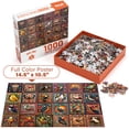 thumbnail image 6 of BenBen 1000 Pieces Puzzles For Adults, Cozy Bird Crochet Art,Bird Jigsaw Puzzle with Letters on Back, 6 of 9