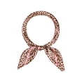 thumbnail image 1 of INSPIRAR CHIC Mujeres Leopardo 35" Grandes Pañuelos Cuadrados Chal de Satén Sedoso Bufanda para la Cabeza Pañuelo para el Cuello 90x90cm Rosa, 1 of 6