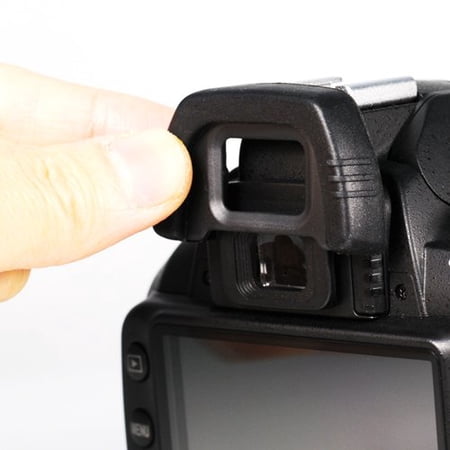Foto&Tech Replacement Rubber DK-21 Eyecup for Nikon D750 D7000 D600 D300 D80 D90 D200 D40 Digital SLR Cameras (2 PCS Black)