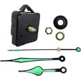 thumbnail image 3 of 1pcs Silent Clock Movement E Quartz Clock Mechanism Silent Wall Clock Kits Mechanism Parts With 3 Fluorescent Hands Without Battery (black), 3 of 5