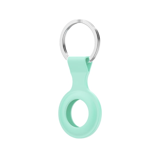 Estuche protector de buscador Funda de rastreador de silicona suave con acero inoxidable antipérdida