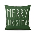 thumbnail image 4 of Merry Christmas Christmas Tree Red Car Decorative Pillows Christmas Tree Red Car Couch Pillow Covers 18 X 18 Set Of 4, Farmhouse Linen Study Sofa Cushion Cover, 4 of 5