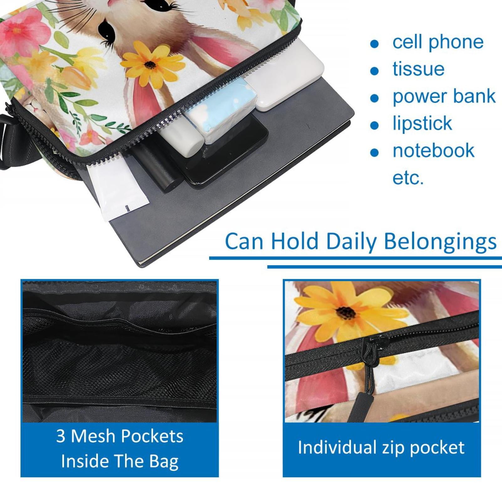 Easter Adjustable Lightweight Running Belt Waist Bag with Extension Strap for Unisex