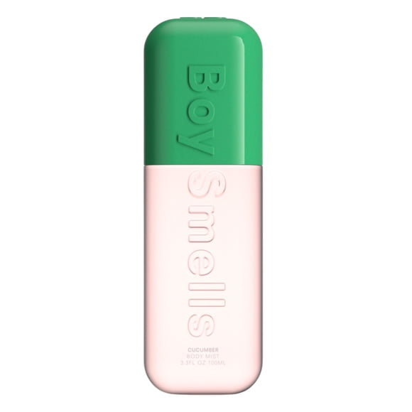 Bruma corporal y capilar para niños con olor a pepino, menta y almizcles suaves
