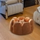 thumbnail image 1 of Calentador de cama para mascotas, almohadilla para dormir, suave, con forma de flor, transpirable, portátil, accesorios, suministros para mascotas, , marrón Salvador Almohadilla de cama para perros, 1 of 10