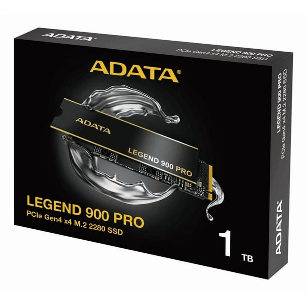 SSD Adata Legend 900 Pro NVMe 1TB M.2 6000 MB s Escritura 7400 MB s Lectura PCI Express 4.0