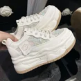 thumbnail image 5 of Women's Cute Fashion Platform Sneakers Breathable Walking Shoes Non Slip Casual Shoes, 5 of 7
