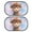 Cute Highland Cow, variant on Yuyamidu Dog Paw Car Side Window Sunshade Cherry Blossom Auto Vehicle Sunshades 2 Pcs Pink Car Rear Window Sun Visor Protector Block UV Rays Sun Protection Window Covers