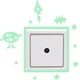thumbnail image 4 of Luminous wall decals. Decorative vinyl for Martian sockets or switches. Stickers, home decor, wall decals, 4 of 5