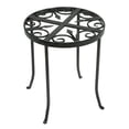 thumbnail image 2 of Achla Designs Round Trivet Plant Stand, 14 Inch Tall, Graphite Powder Coat Finish, 2 of 4