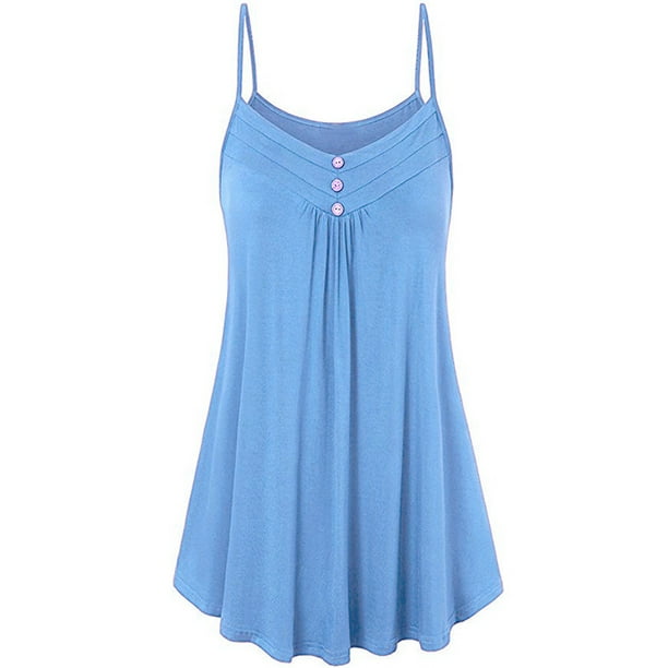 womens sleeveless swing tops