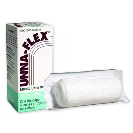 Unna Flex Elastic - Unna-Flex Elastic Unna Boot Dressing 650941 4 Inch x 10 Yards, 1 Each