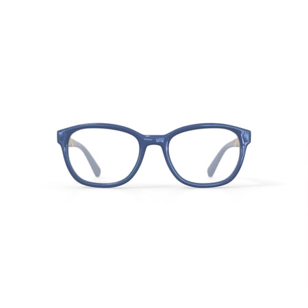 Kenneth Cole Women's KC0792-1 Square Prescription Eyeglasses with Case, Blue