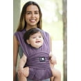 thumbnail image 5 of Baby K’tan Original Baby Wrap Carrier, Infant and Child Sling - Pre-Wrapped Holder for Babywearing - No Tying or Rings - Carry Newborn up to 35 lbs, Eggplant (X-Large), Women 22-24 ,  Men 47-52, 5 of 13